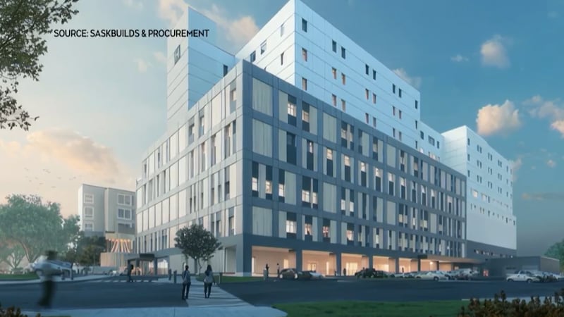 The nearly $1 billion expansion of Victoria Hospital has reached the halfway point