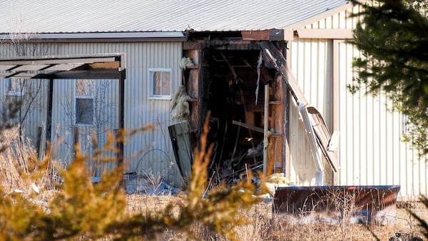 Blaze damages north London implement shed