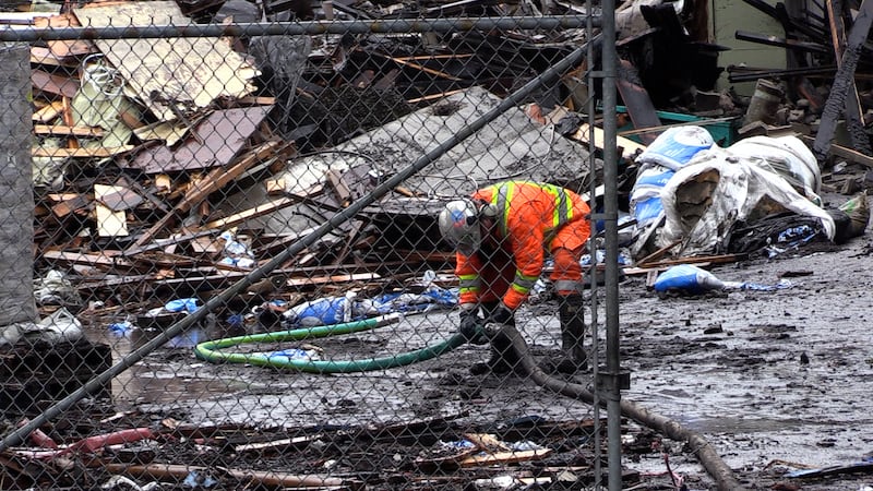‘It’s devastating’: Clean up underway after fire rips through RONA in Grand Bend