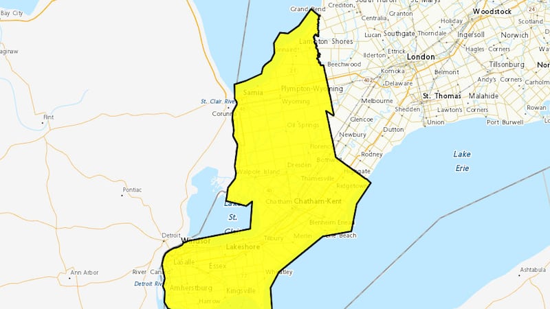 Heat warning issued for Windsor-Essex and Chatham-Kent