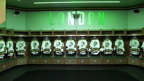London Knights unveil new dressing room at Canada Life Place