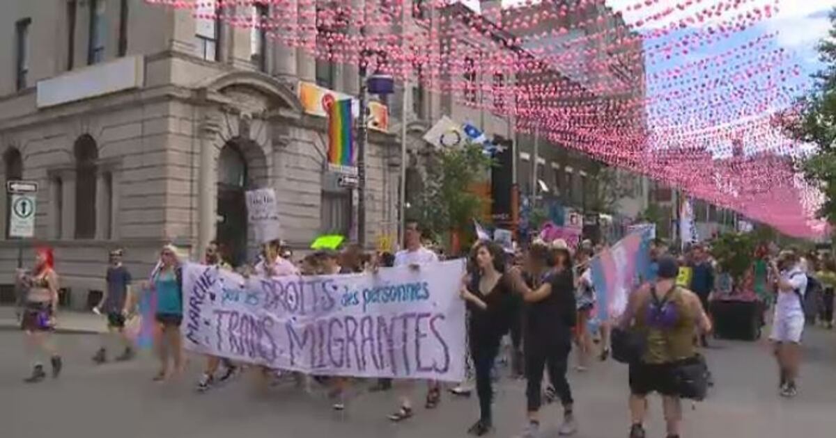 Trans Rallies Trans rally in Montreal Sunday pushes for rights of migrants