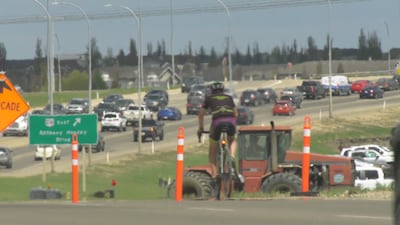 Construction work traffic delays drive southwest Edmontonians mad