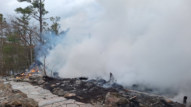 Gravenhurst cottage went up in flames, a total loss