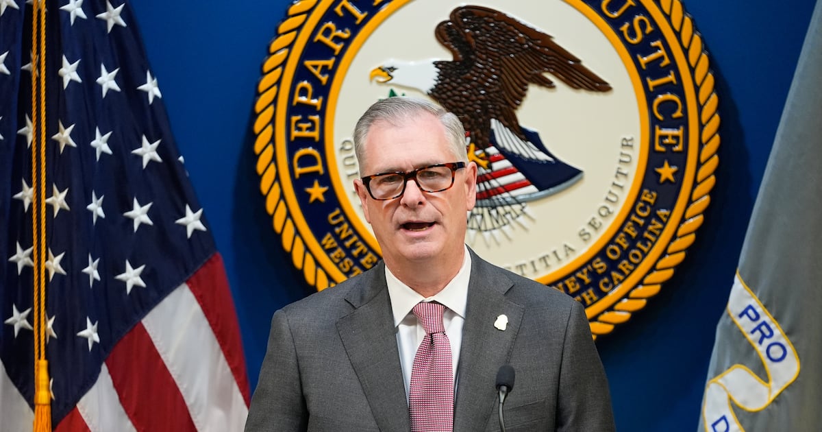 FBI Special Agent James C. Barnacle, Jr. gives a press conference in Charlotte, N.C., on Jan. 2, 2026. (Erik Verduzco / AP Photo)