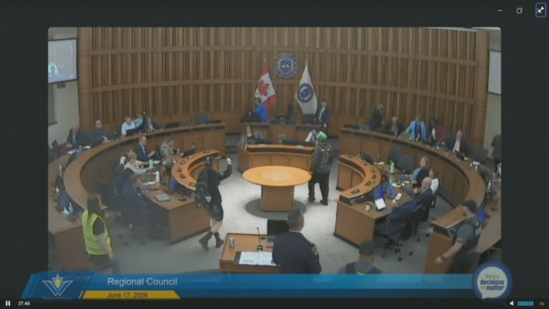 ‘Council should be disbanded’: Protesters storm regional council chambers during meeting