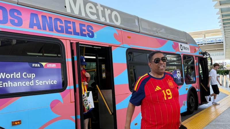 L.A. uses World Cup to show off upgraded public transit and test plans to hold car-free Olympics