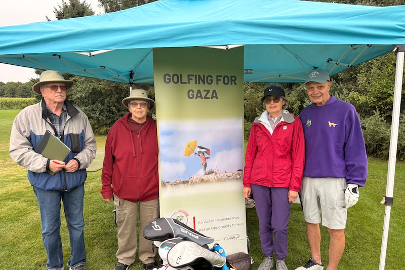 London man hits 50,000 golf balls to raise awareness for Palestinians killed in Gaza war