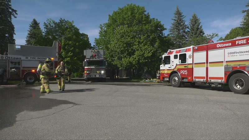 Firefighters battle fire at multi-million dollar Barrhaven home