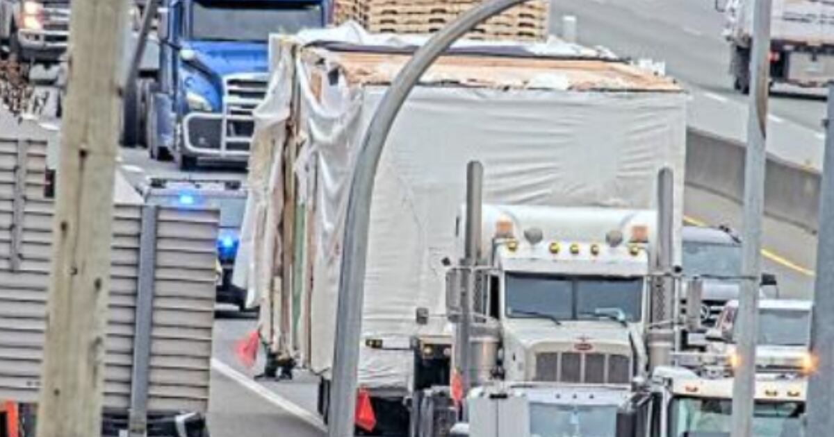 Em Load Download Overpass strike on Highway 99 in Richmond