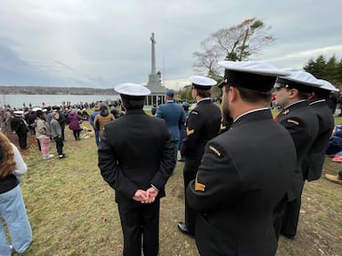 Remembrance Day ceremony at Point Pleasant Park in Halifax, N.S. on Tuesday, Nov. 11, 2025. (CTV Atlantic/ Carl Pomeroy)