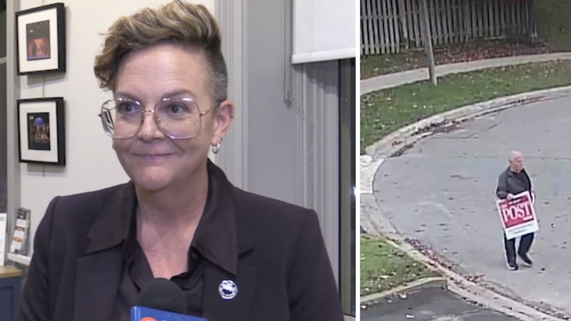 ‘It’s hurtful’: Mayoral candidate reacts to having election sign taken
