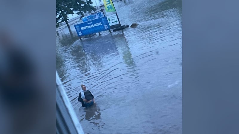 Gas leak evacuates part of Manitoba community in the aftermath of intense rainstorm