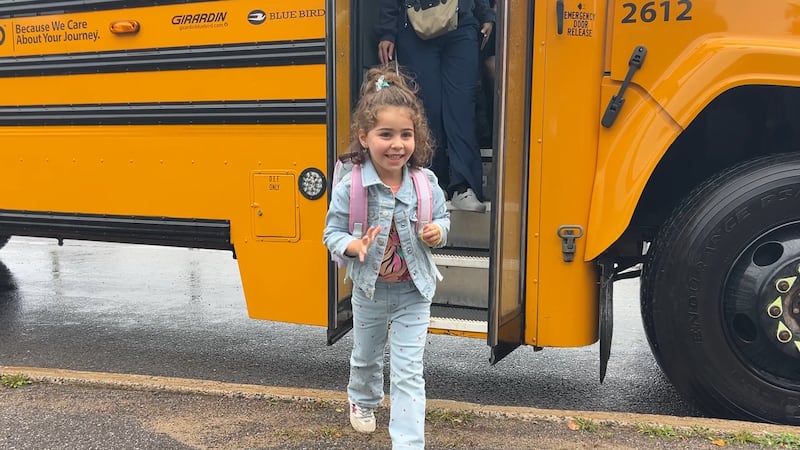 Taking a big step: OSTA event helps new students learn school bus safety