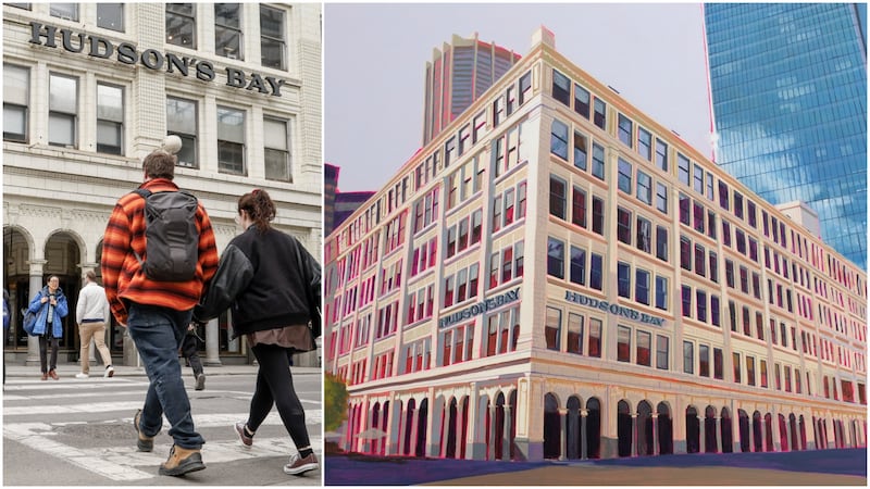 Original painting of Calgary’s HBC building to be auctioned off