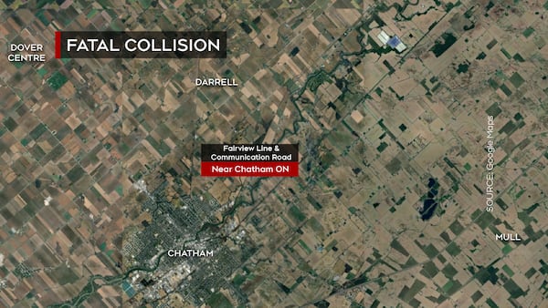 OPP: Fatal crash involving motorcycle in Chatham-Kent