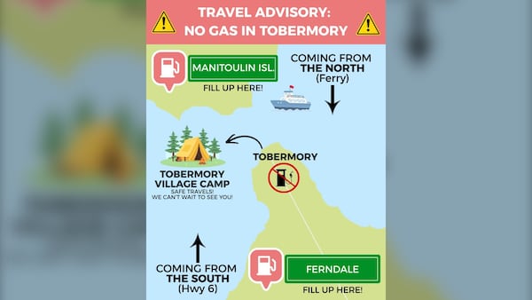 Tobermory’s lone gas station to be closed for the summer