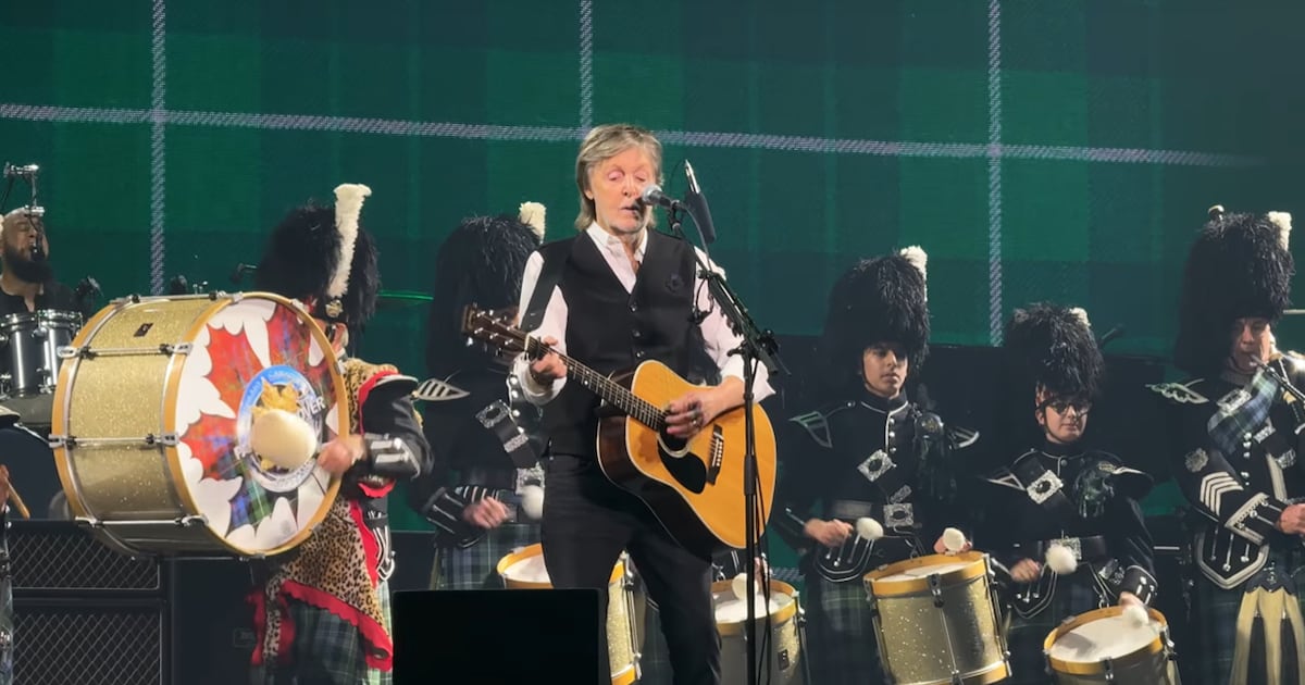 Ontario musicians play on stage with Sir Paul McCartney