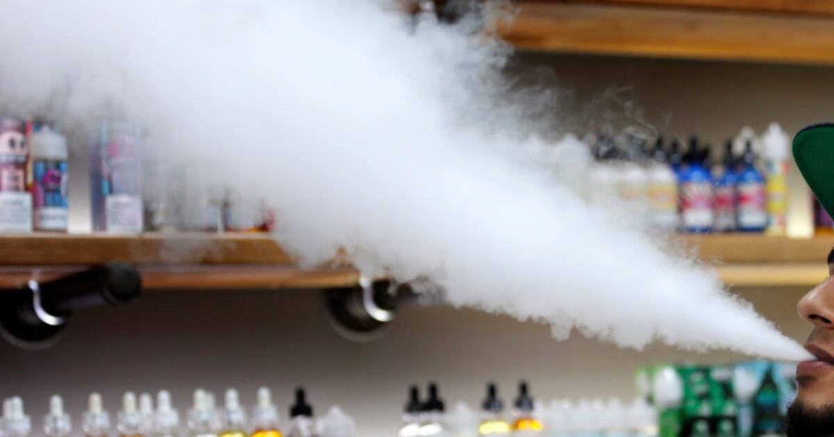 Vaping doubled the risk of erectile dysfunction in men age 20 and older, study finds Vaping doubled the risk of erectile dysfunction in men age 20 and older, study finds