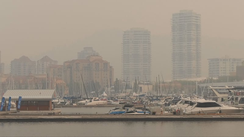 Okanagan smoke decreasing wildfire behaviour, but increasing health risks