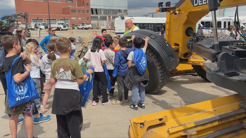 Regina students get up-close look at heavy equipment during Public Works Day event