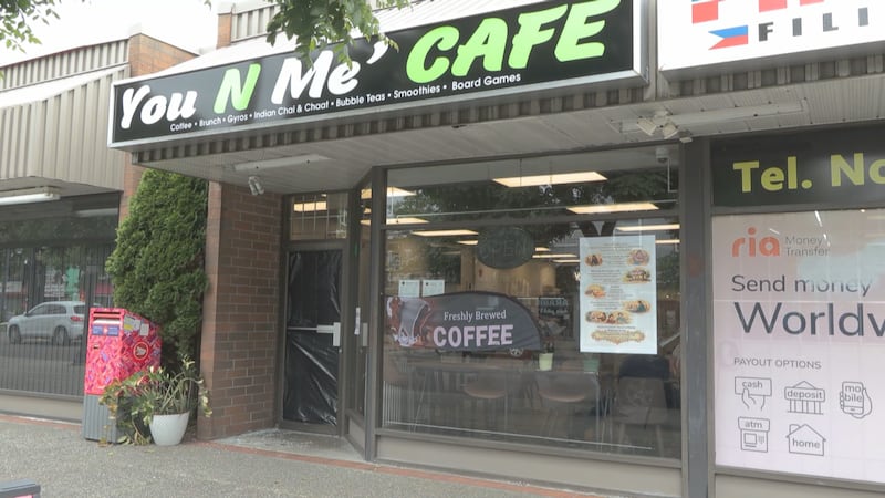 Café owner shaken after attempted break-in while she was sleeping inside New Westminster business