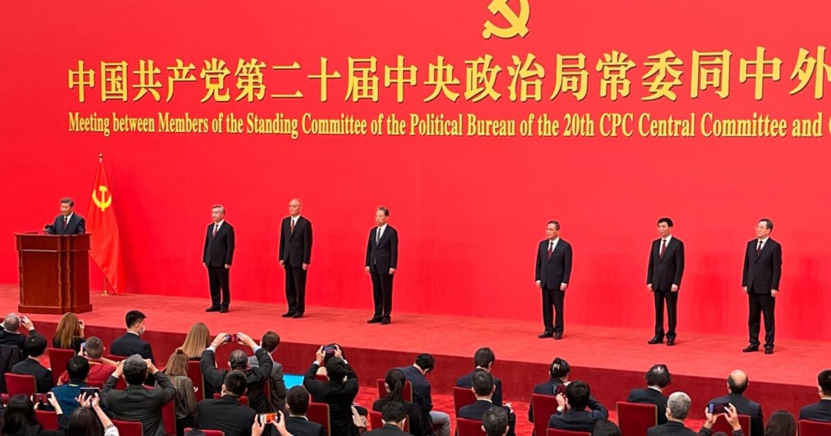 A look at the 7 men slated to lead China's Communist Party