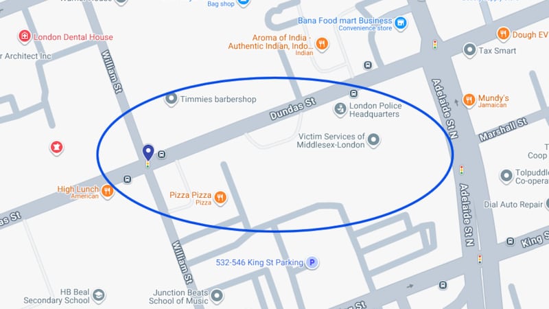 Downtown London stabbing sends man to hospital, suspect remains at large