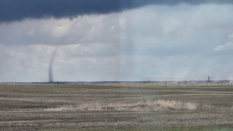 Possible tornado spotted in central Saskatchewan