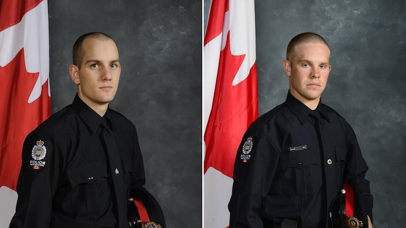 Man charged with manslaughter in officers' deaths being used a scapegoat: defence