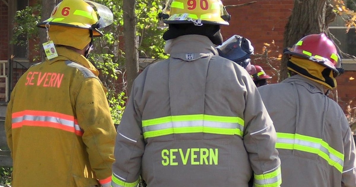 Several local fire departments step in to help with Georgian Bay house fire