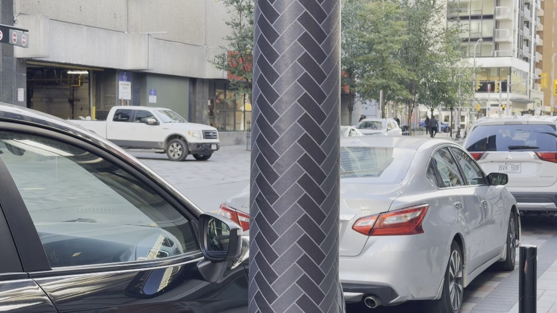 Downtown BIA testing ‘non-stick’ pole wraps for ‘cleaner’ streets