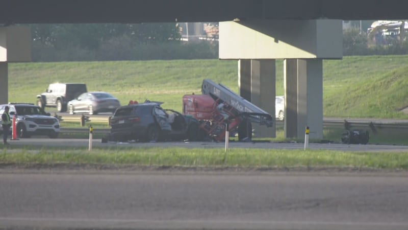 Construction worker, driver injured in Highway 16 crash
