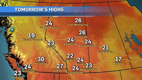 The sunshine returns to Calgary this weekend