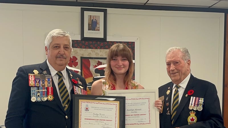Simcoe County Grade 12 student’s artwork to be seen across the country