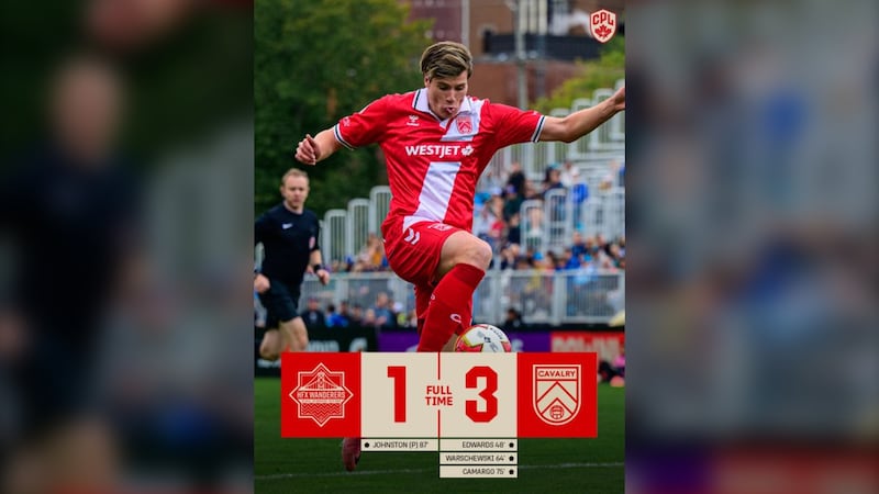 Cavalry FC continue to dominate late, scoring 3 second-half goals to topple Wanderers FC in Halifax