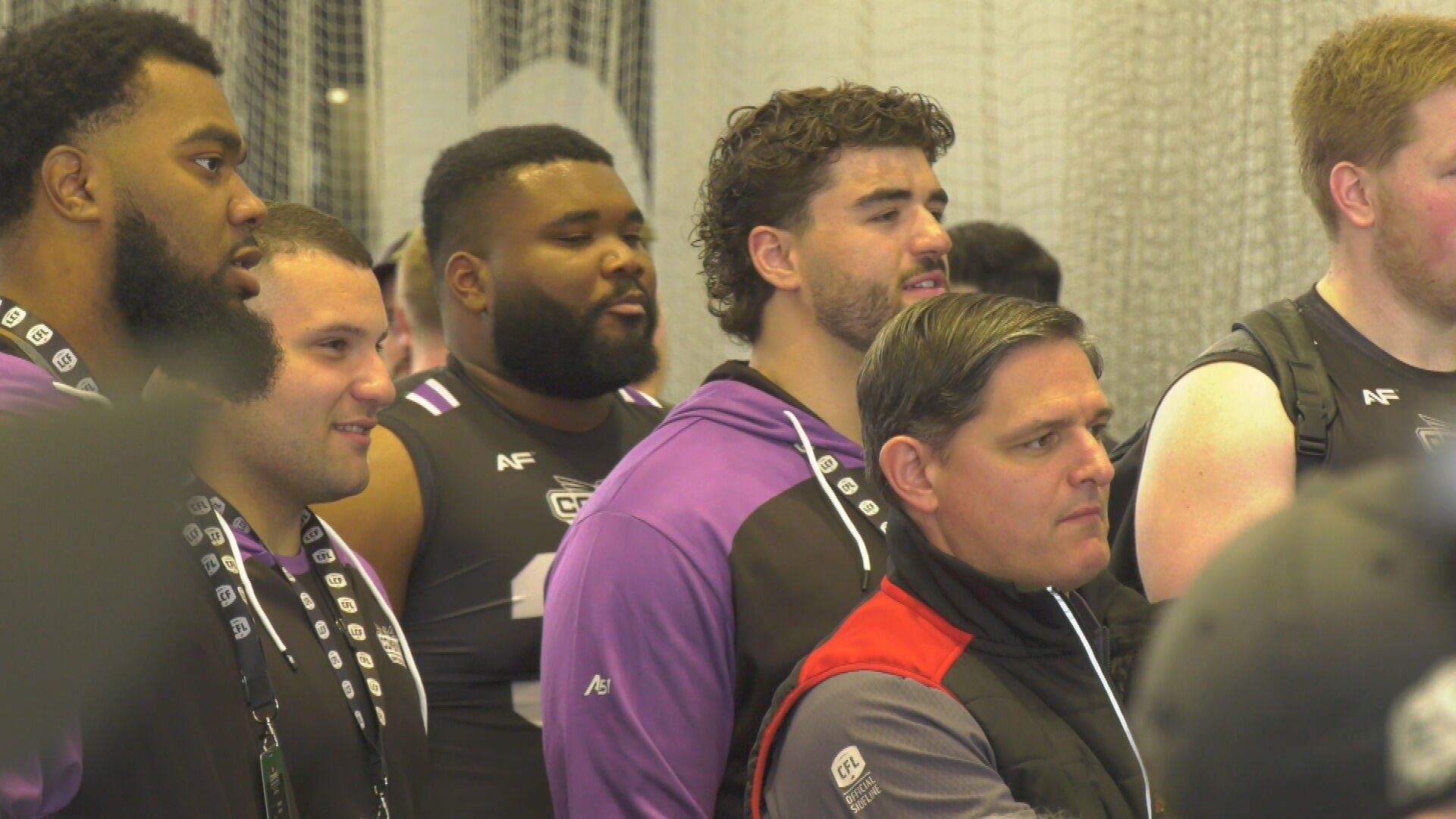 The Canadian Football League (CFL) Combine in Edmonton on March 27, 2026. (Sean McClune/CTV News Edmonton)