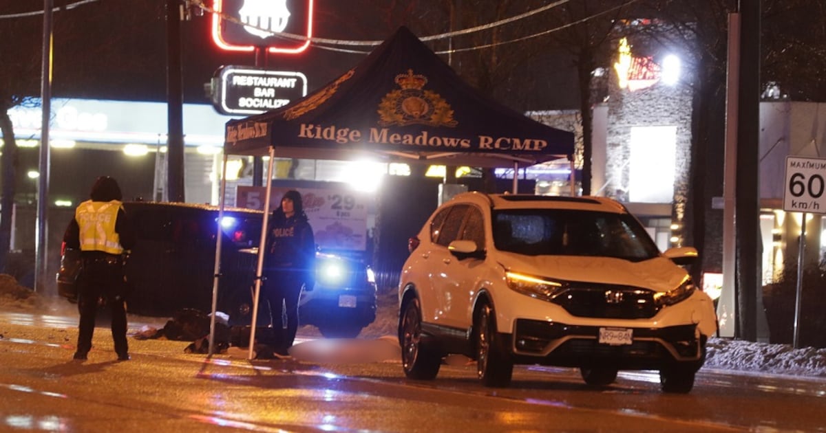 Maple Ridge Police Pedestrian fatally struck by SUV in Maple Ridge, RCMP launch investigation