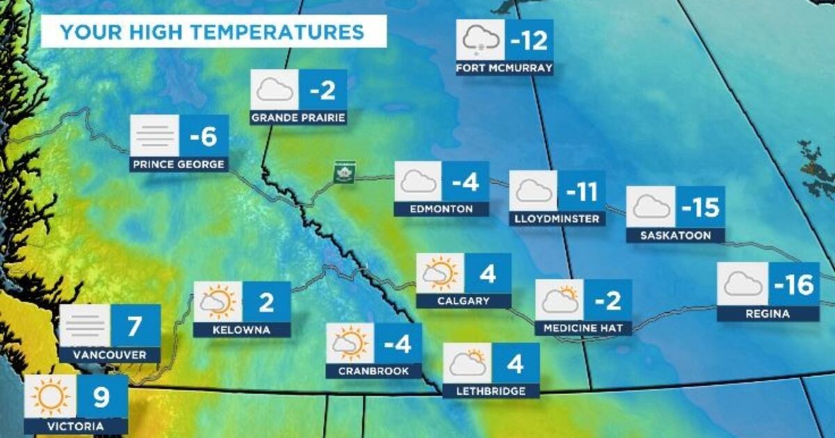 Calgary Humidity Map Calgary weather: Mild Monday with colder temperatures by Thursday