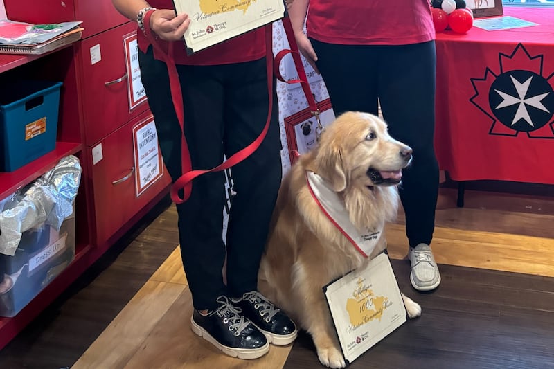 Therapy dog reaches 1,000 visits, first in southwestern Ontario