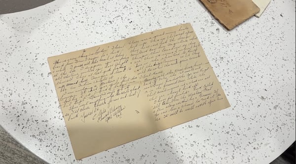 Lost letter returns to family after nearly a century