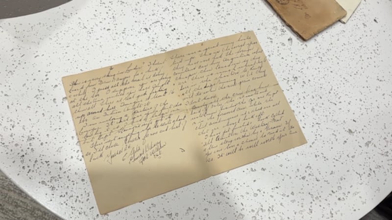 Lost letter returns to family after nearly a century
