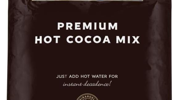 Certain Ghirardelli Chocolate Company products, including this premium hot cocoa mix, are being recalled in Canada. (Canadian Food Inspection Agency)
