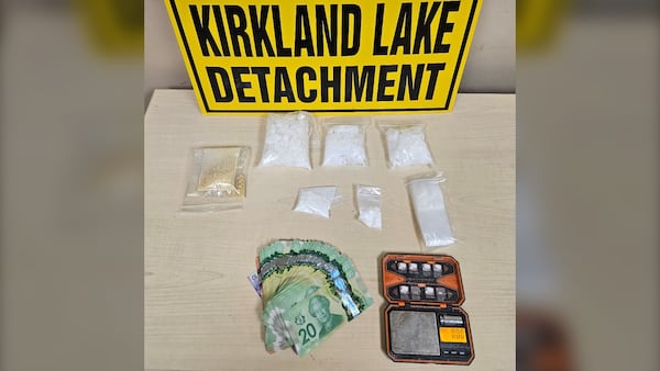 Kirkland Lake drug bust nets $60K in suspected fentanyl, cocaine, meth