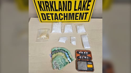 Kirkland Lake drug bust nets $60K in suspected fentanyl, cocaine, meth