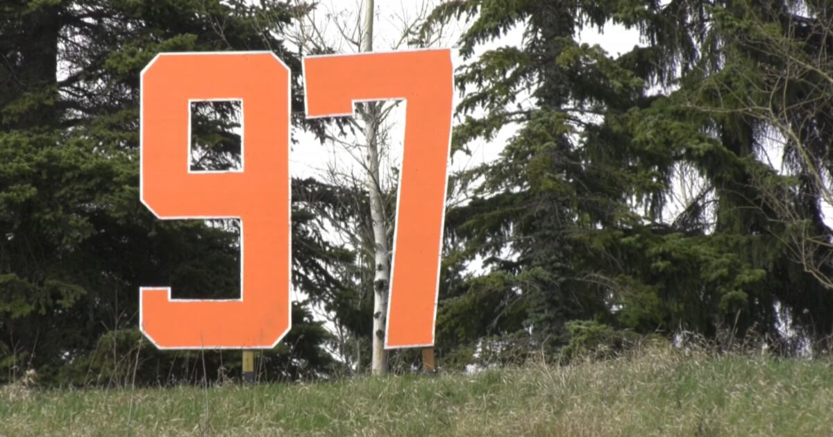 Oilers Number Numbers Giant Oilers numbers continue to pop up around Edmonton during playoffs