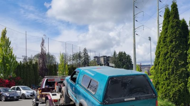 Pickup driver busted for burnouts