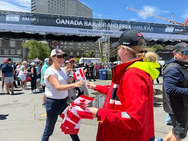 Fans at the 2026 Canada Sail Grand Prix in Halifax. (Callum Smith/CTV News)