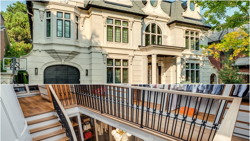 This $10.9M North-York mansion features a two-storey walk-in closet