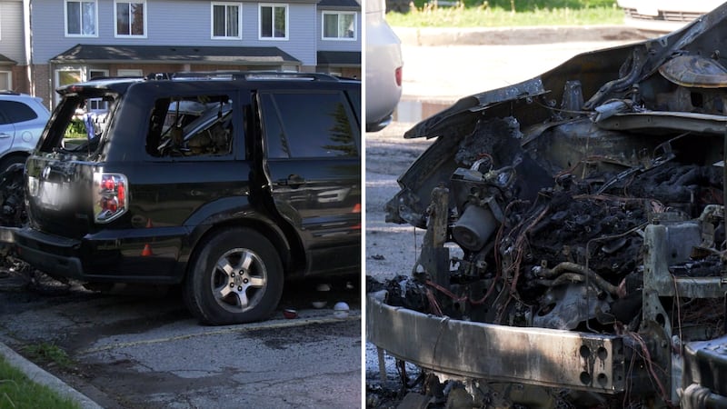 Two SUVs destroyed in south London fire, police investigating
